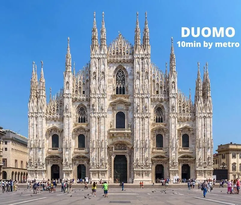 Duomo 10Min Shopping&Relax Fast Wifi & Balcony Apartment Milan